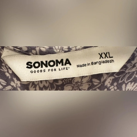 Sonoma Women’s Lilac Floral Sleeveless Midi Dress Size XXL - Picture 5 of 5